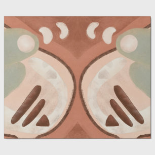 Mittelalter Moderne Abstrakte Bio Kunst Geschenkpapier