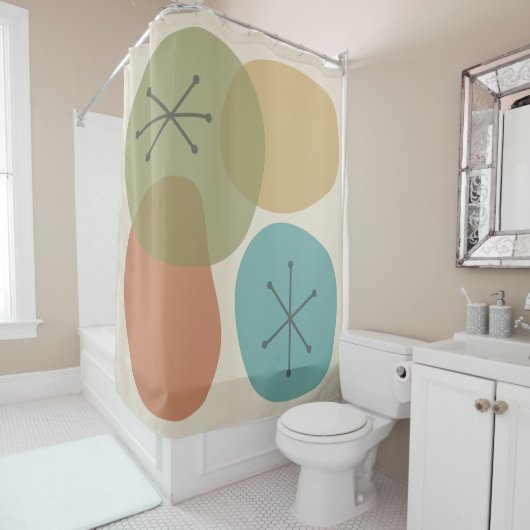 Mittelalter Moderne Abstrakte Kunstrocks Duschvorhang (Beispiel)