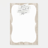 Mittelalter Moderne Abstrakte neutrale Druckschrif Post-it Klebezettel (Vorderseite)