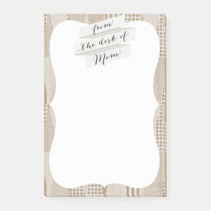 Mittelalter Moderne Abstrakte neutrale Druckschrif Post-it Klebezettel