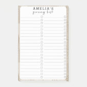 Mittelalter Moderne Abstrakte neutrale Druckschrif Post-it Klebezettel (Vorderseite)