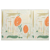 Mittelalter Moderne Abstrakte Seenlandschaft mit F Stoff (Fat Quarter (45,7 x 55,9 cm))