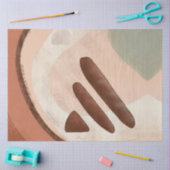 Mittelalter Moderne Bio Abstrakte Kunst Seidenpapier (Basteln)