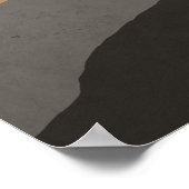 Mittelalter Moderne Gebirge Abstrakt Poster (Ecke)