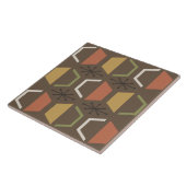 Mittelalter Moderne Hexagons Brown Fliese (Seite)