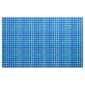 Mittelalter Moderne Kreise, Kobalt & Pfau Stoff (Yard (91,4 cm))