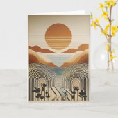 Mittelalter Moderne Kunst, Dichtung und Musik Karte (Gelbe Blume)