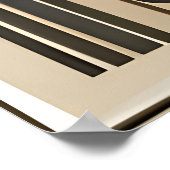 Mittelalter Moderne Kunst, Dichtung und Musik Poster (Ecke)