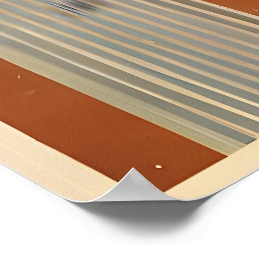 Mittelalter Moderne Kunst Herbst Ernte Poster (Ecke)