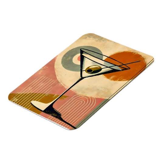 Mittelalter Moderne Kunst Martini Magnet (Linke Seite)