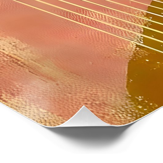 Mittelalter Moderne Kunst Martini Poster (Ecke)