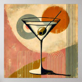 Mittelalter Moderne Kunst Martini Poster (Vorne)
