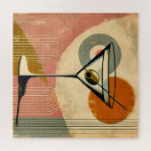 Mittelalter Moderne Kunst Martini Puzzle (Horizontal)