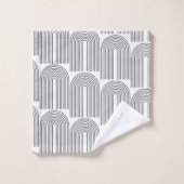 Mittelalter Moderne Minimalistische Kunstschätze Badhandtuch Set (Waschlappen)