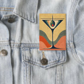 Mittelalter Moderne "Pimento olive martini wave" Button (Insitu)