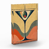 Mittelalter Moderne "Pimento olive martini wave" Fotoblock (Links)