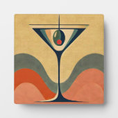 Mittelalter Moderne "Pimento olive martini wave" Fotoplatte (Vorderseite)