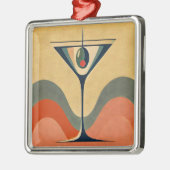 Mittelalter Moderne "Pimento olive martini wave" Ornament Aus Metall (Links)