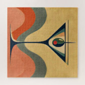 Mittelalter Moderne "Pimento olive martini wave" Puzzle (Horizontal)