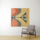 Mittelalter Moderne "Pimento olive martini wave" Wandteppich (Beispiel (Horizontal))
