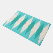 Mittelalter Moderne Raute Door Mat Fußmatte (Schrägansicht)