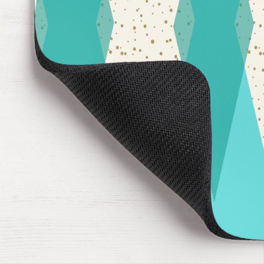 Mittelalter Moderne Raute Mousepad (Ecke)