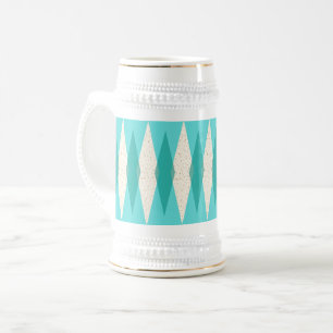 Mittelalter Moderne Raute Stein Bierglas