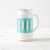 Mittelalter Moderne Raute Stein Bierglas (VorderseiteRechts)