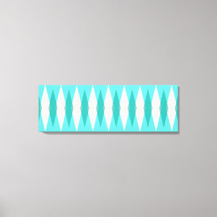 Mittelalter Moderne Raute Stretched Leinwand