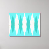 Mittelalter Moderne Raute Stretched Leinwand (Vorderseite)