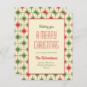 Mittelalter Moderne Retro-Stars Weihnachten (Vorne/Hinten)