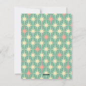 Mittelalter Moderne Retro-Sterne Weihnachten Aquam (Rückseite)