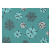 Mittelalter Moderne Sternexplosionen Aquamarin Tischdecke (Vorderseite (Horizontal))