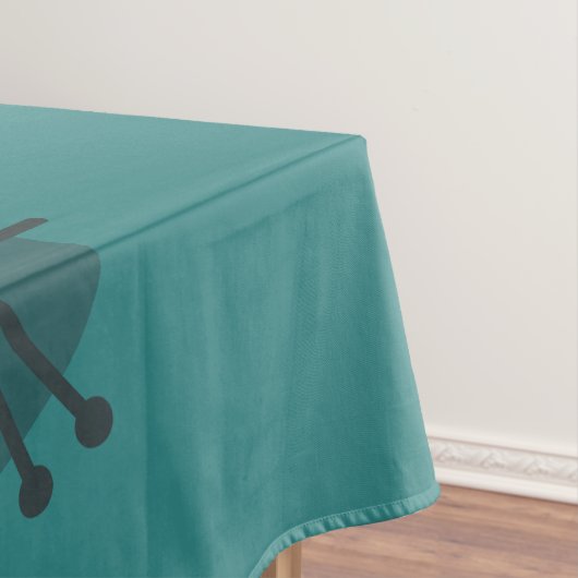 Mittelalter Moderne Sternexplosionen Aquamarin Tischdecke (Beispiel)