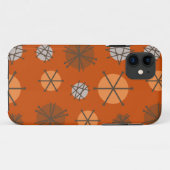 Mittelalter Moderne Sternexplosionen Burnt Orange Case-Mate iPhone Hülle (Rückseite (Horizontal))