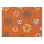 Mittelalter Moderne Sternexplosionen Burnt Orange Tischdecke (Vorderseite (Horizontal))