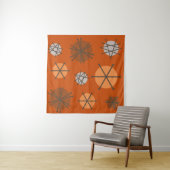 Mittelalter Moderne Sternexplosionen Burnt Orange Wandteppich (Beispiel (Horizontal))