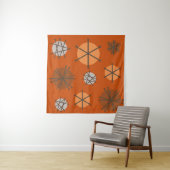 Mittelalter Moderne Sternexplosionen Burnt Orange Wandteppich (Beispiel)