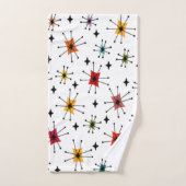 Mittelalter Moderne Sternexplosionen und Sterne Badhandtuch Set (Handtuch)