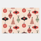 Mittelalter Moderne Weihnachten Geschenkpapier Set (Vorderseite 2)