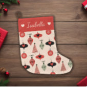 Mittelalter Moderne Weihnachten Pesonalisiert Großer Weihnachtsstrumpf