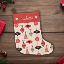 Mittelalter Moderne Weihnachten Pesonalisiert Großer Weihnachtsstrumpf