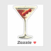 Mittelalter Moderne Weihnachtskirche Martini Aufkleber (Blatt)