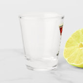 Mittelalter Moderne Weihnachtskirche Martini Schnapsglas (Links)