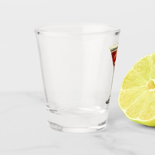 Mittelalter Moderne Weihnachtskirche Martini Schnapsglas (Links)