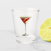 Mittelalter Moderne Weihnachtskirche Martini Schnapsglas (Vorderseite)