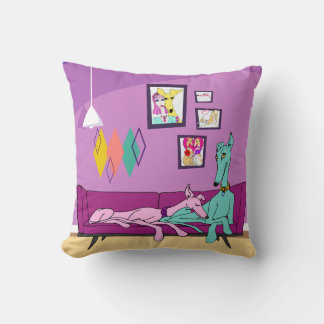 Mittelalter Moderne Windhundkunst Kissen