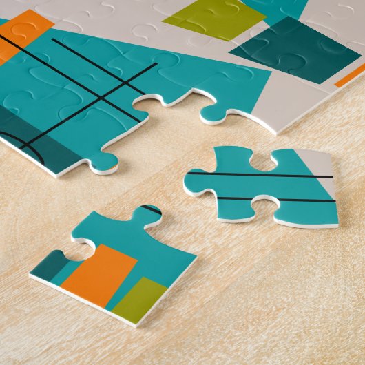 Mittelalter Moderner Abstrakt #55 Puzzle (Seite)