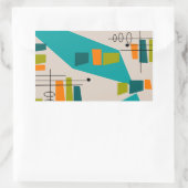 Mittelalter Moderner Abstrakt #55 Rechteckiger Aufkleber (Tasche)