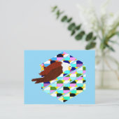 Mittelalter moderner Adler Postkarte (Stehend Vorderseite)